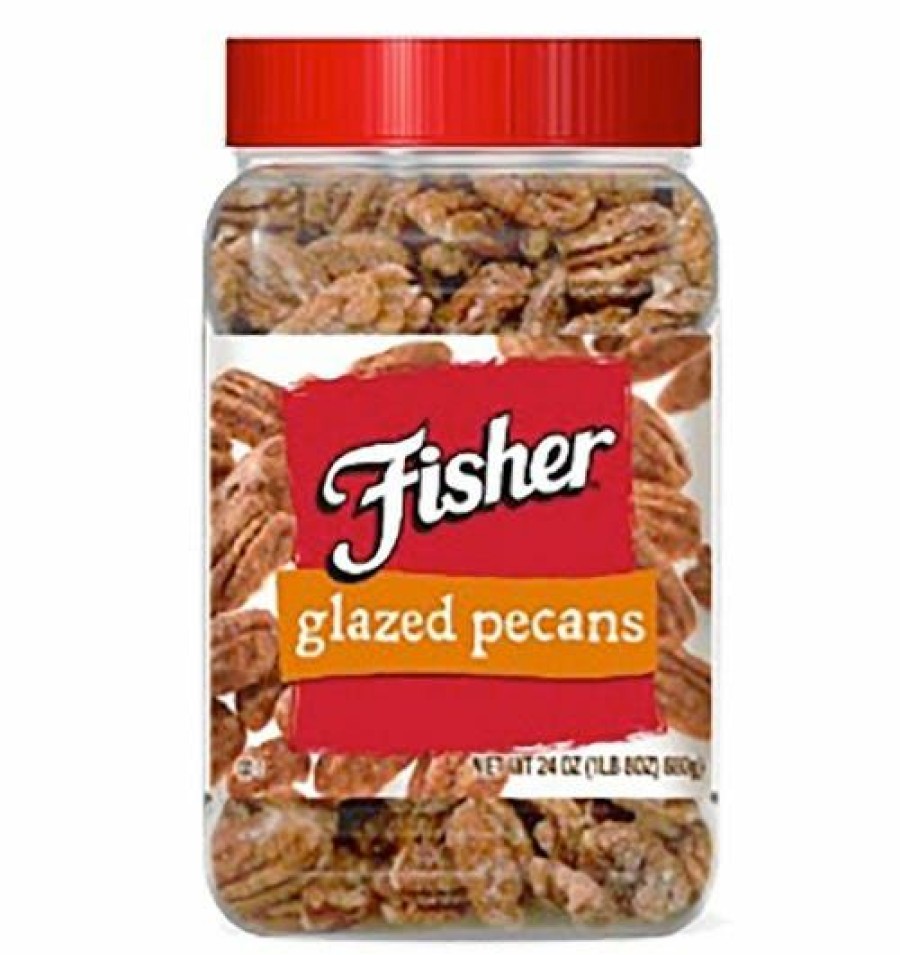 Hot Fisher Glazed Pecans, 24 Oz. Pecans, Pistashios & Walnuts