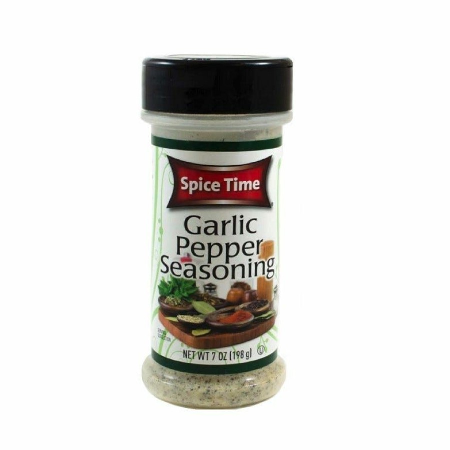 Online Spice Time Garlic Pepper Seasoning, 7 Oz. Spices & Seasonings