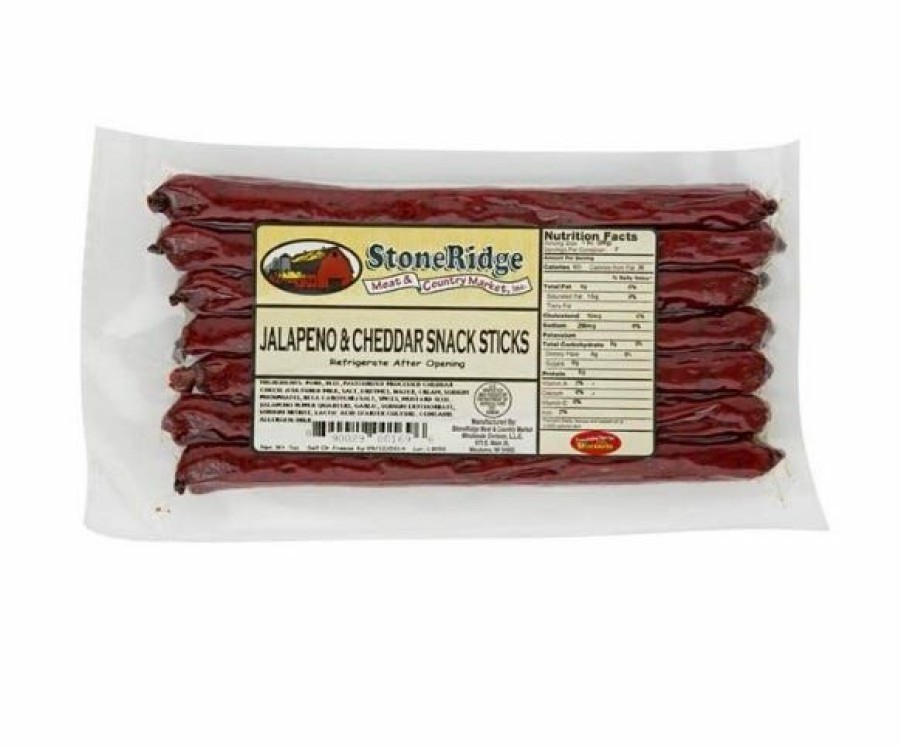 New Stoneridge Jalapeno & Cheddar Snack Sticks, 7 Oz. Jerky