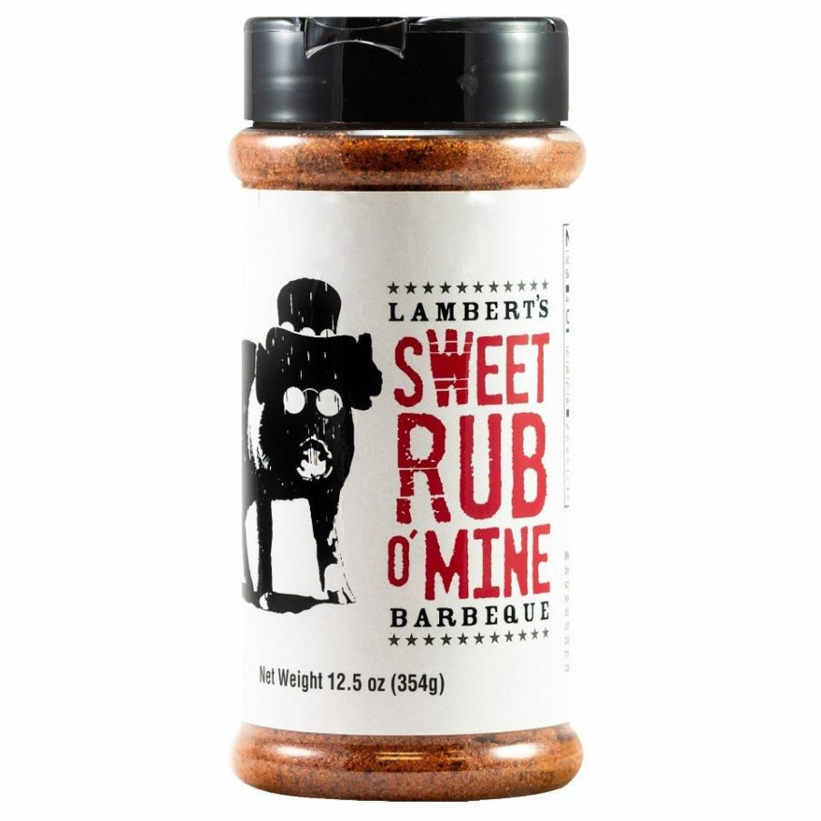 Hot Sweet Swine O'Mine Lamberts Sweet Rub O' Mine Bbq Rub, 12.5 Oz. Spices & Seasonings