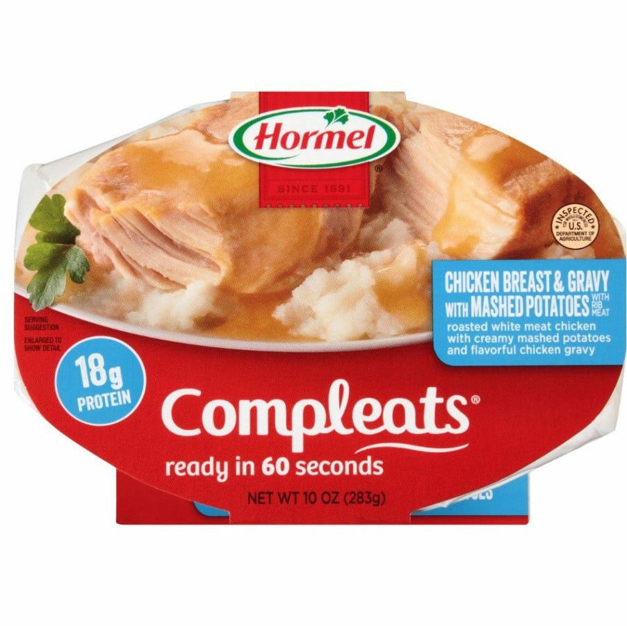 New Hormel Compleats Chicken & Mashed Potatoes, 10Oz. Microwave Meals