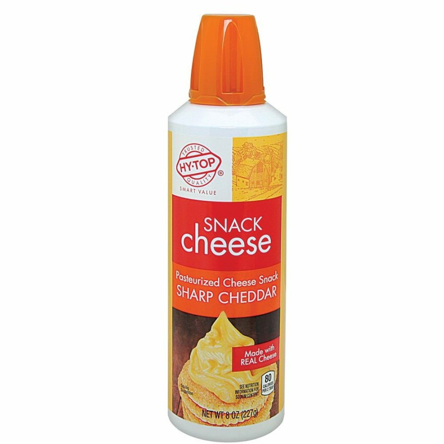 Hot Hytop Sharp Cheddar Cheese Spray, 8 Oz. Canned Cheese