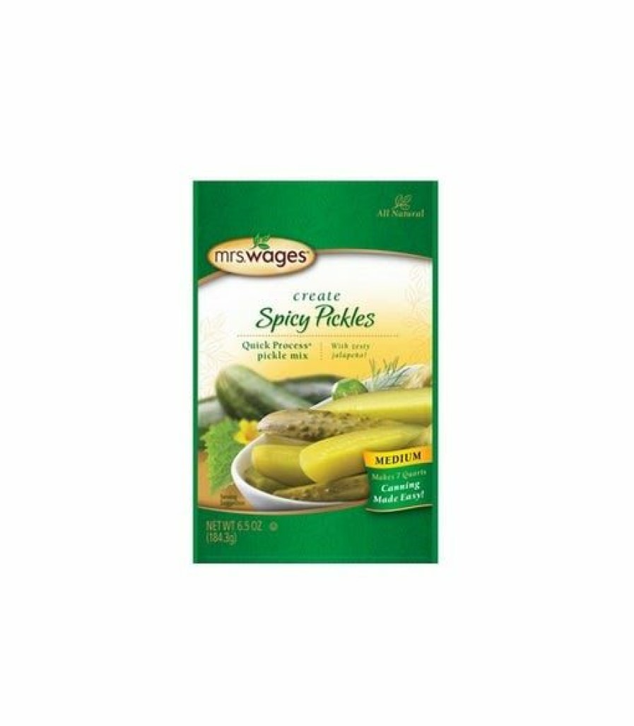 Best Mrs. Wages Quick Process Medium Spicy Pickle Mix, 6.5 Oz. Canning Ingredients