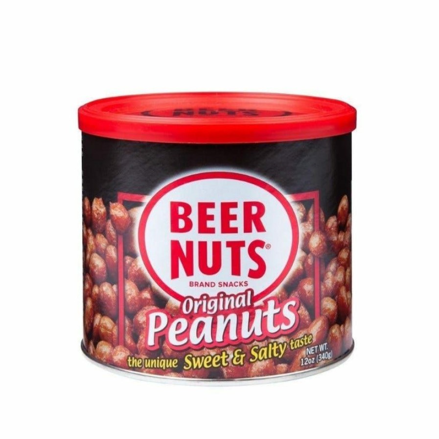 New Beer Nuts Original Sweet & Salty Peanuts, 12 Oz. Can 70143