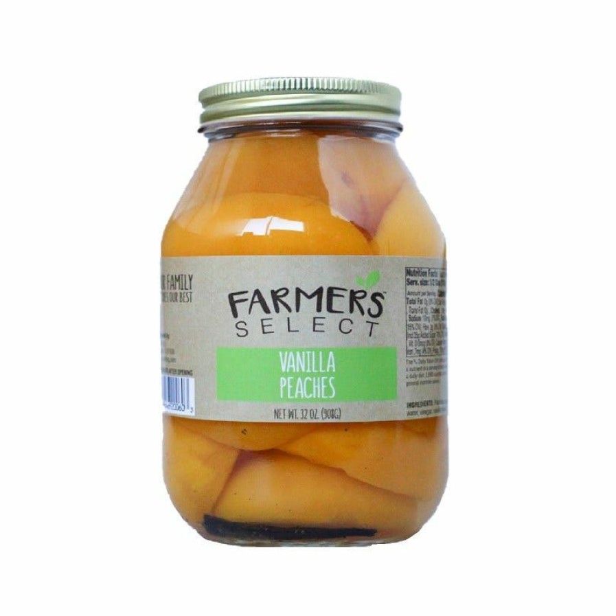 Hot Farmer'S Select Farmers Select Vanilla Peaches, 32 Oz. Spices & Seasonings