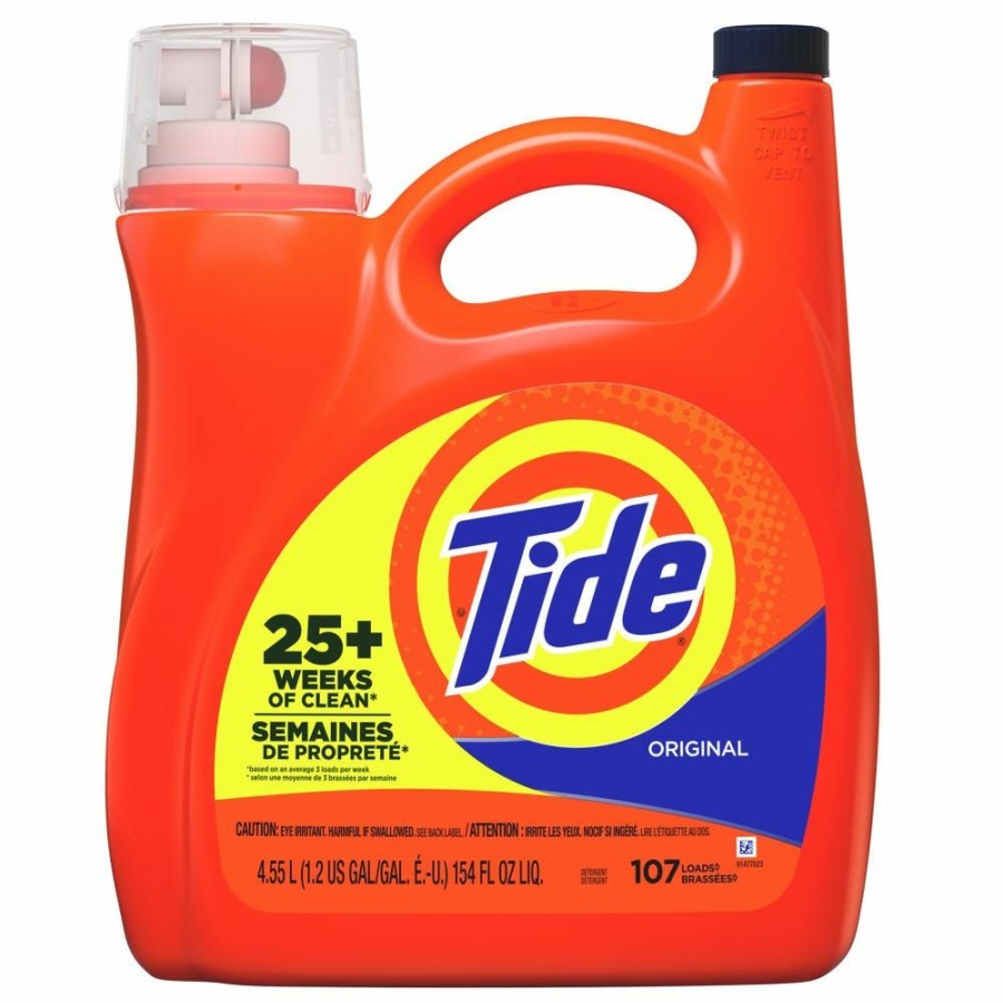 Online Tide Liquid 2X 107 Loads, Original Scent, 154 Fl. Oz. 80364776 Laundry Detergent