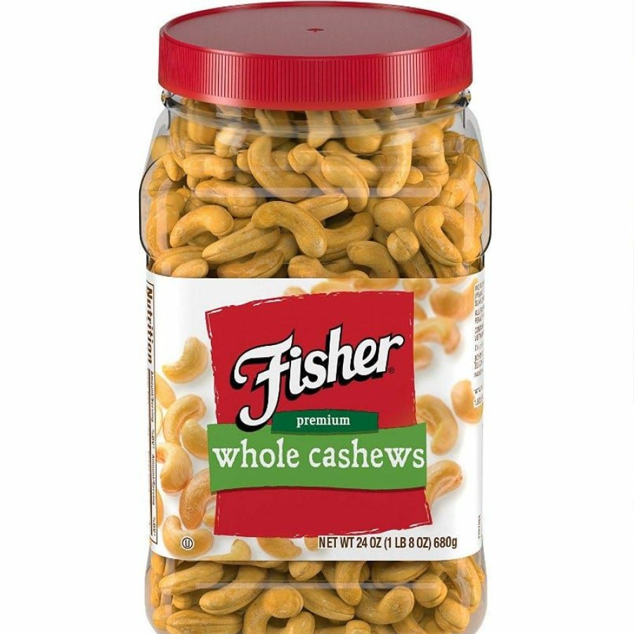 Online Fisher Premium Whole Cashews, 24 Oz.