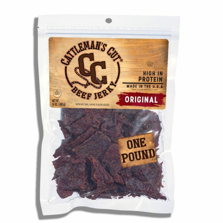 Clearance Oberto Cattleman'S Cut Original Beef Jerky, 16 Oz.