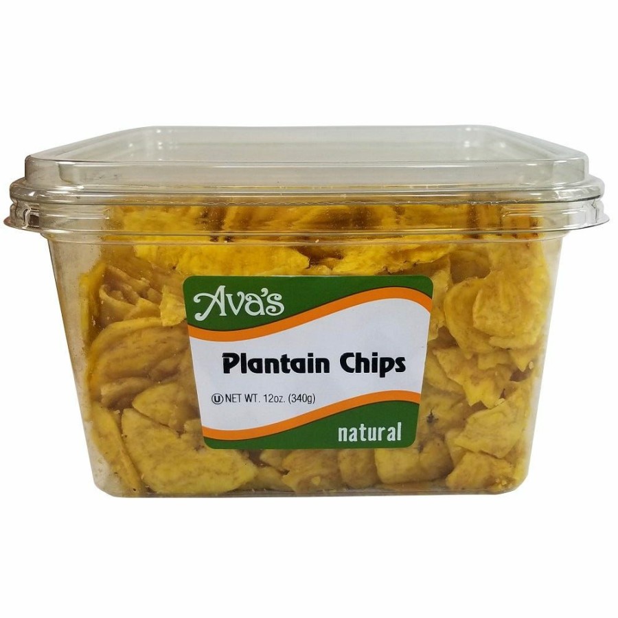 Hot Ava'S Snacks Plantain Chips, 12 Oz. Dried Fruit