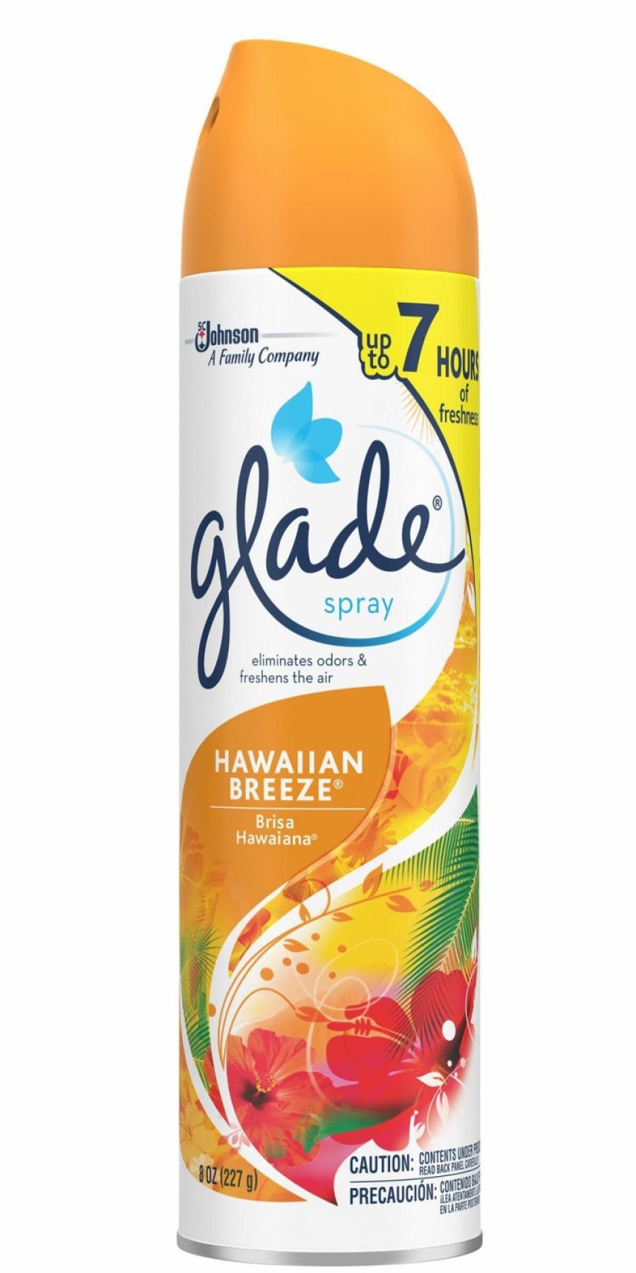 Hot Glade Room Spray Air Freshener Hawaiian Breeze 8Oz 73333 Air Fresheners