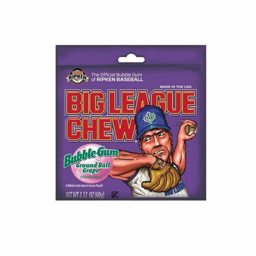 Online Various Brands Big League Chew Ground Ball Grape Bubble Gum, 2.12 Oz.