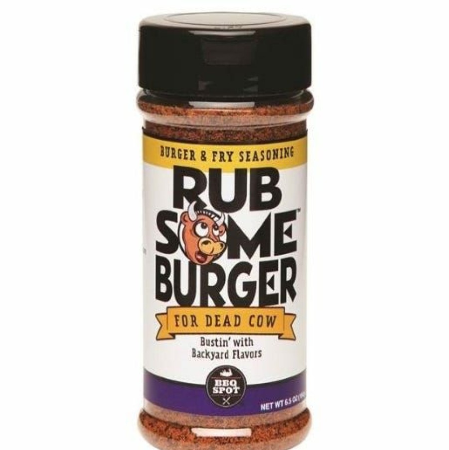 Online Various Brands Rub Your Burger Burger & Fry Seasoning Rub 6.5 Oz. Spices & Seasonings