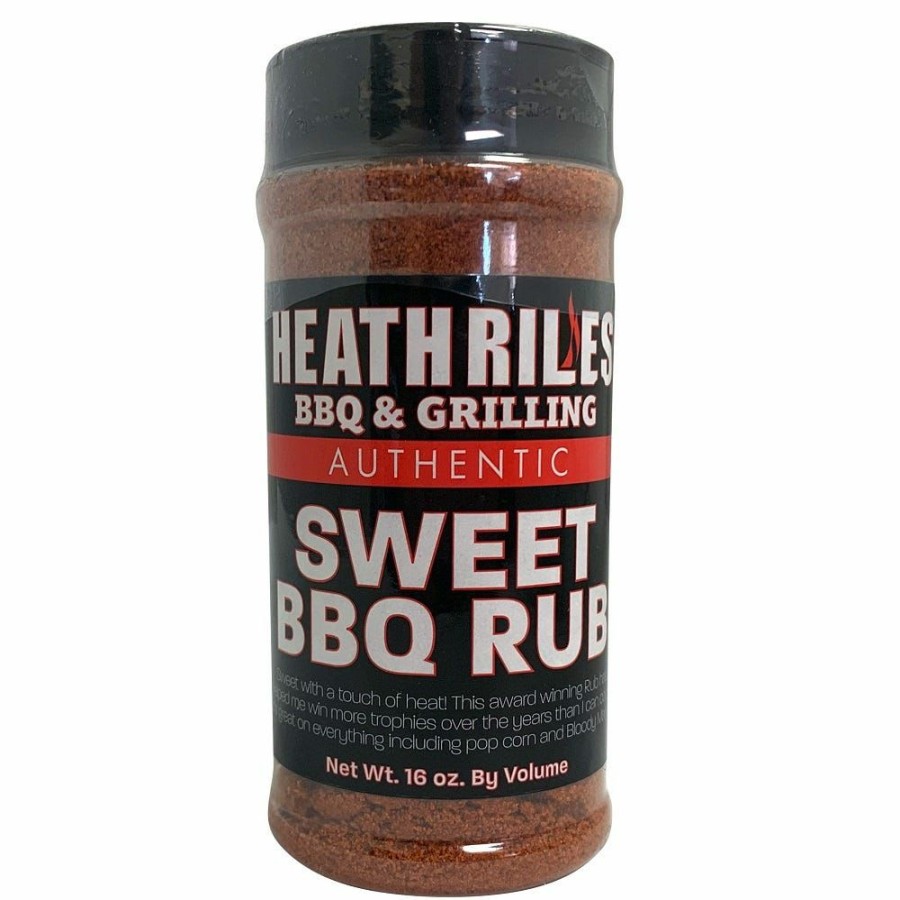 Clearance Heath Riles Bbq Sweet Rub, 16 Oz. Spices & Seasonings