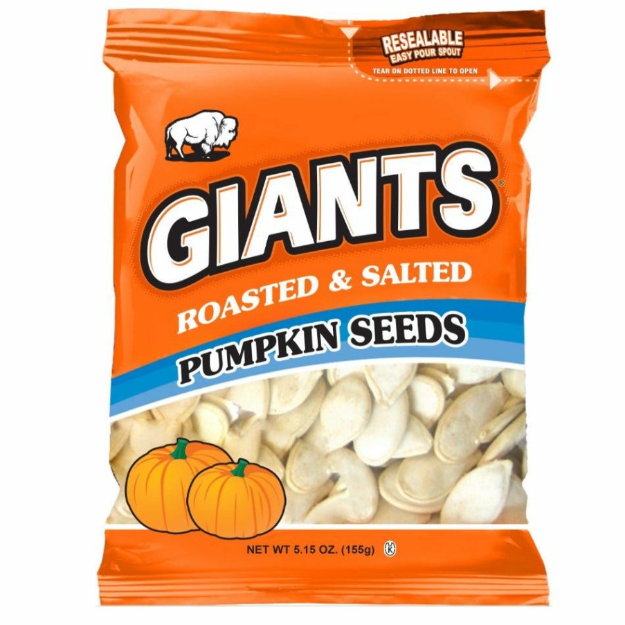 Wholesale Giants Roasted & Salted Pumpkin Seeds, 5.15 Oz. Salty Snacks