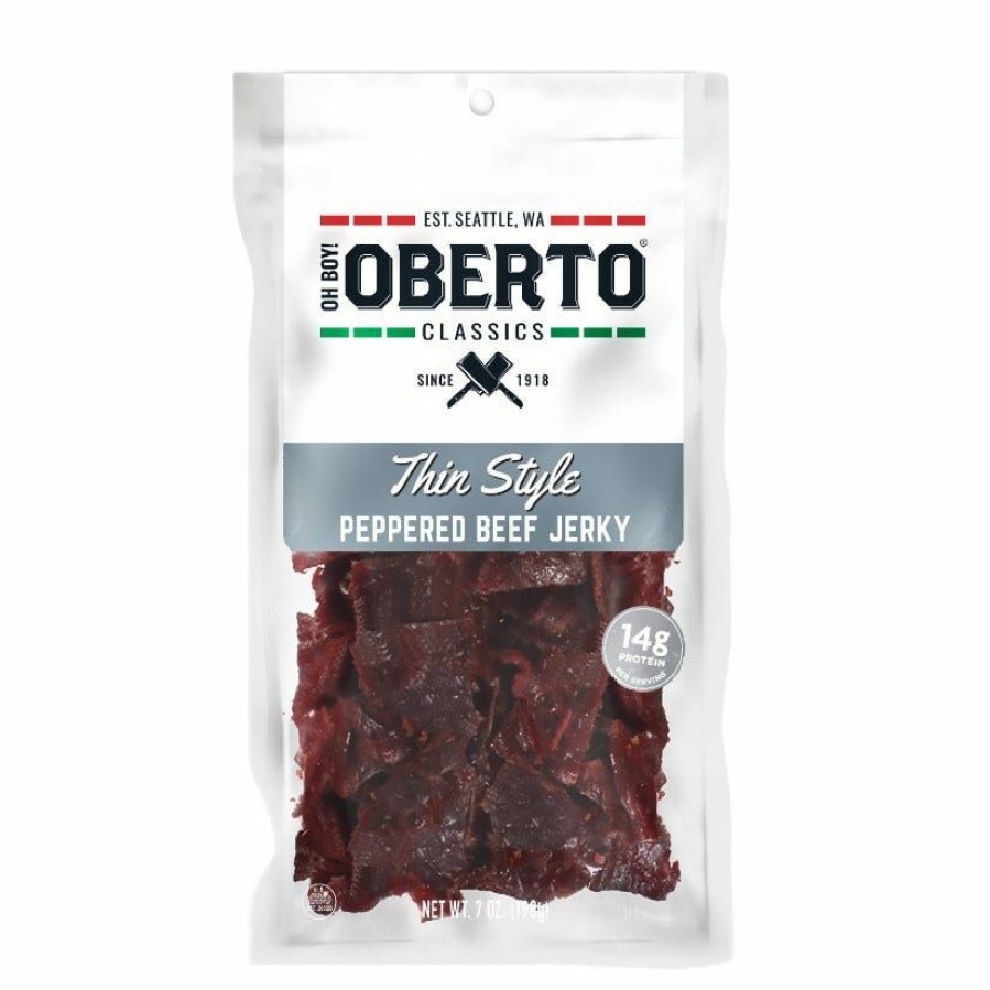 Online Oberto Peppered Thin Style Jerky, 7 Oz.