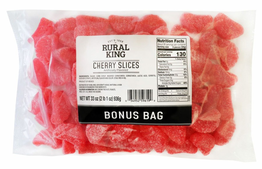 Best Rural King Cherry Slices Bonus Bag Candy & Gum