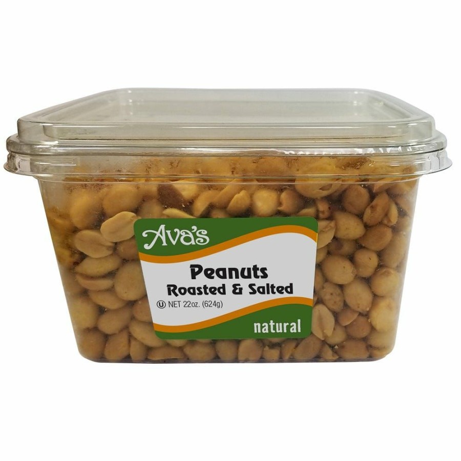 Online Ava'S Snacks Roasted And Salted Peanuts, 22 Oz.