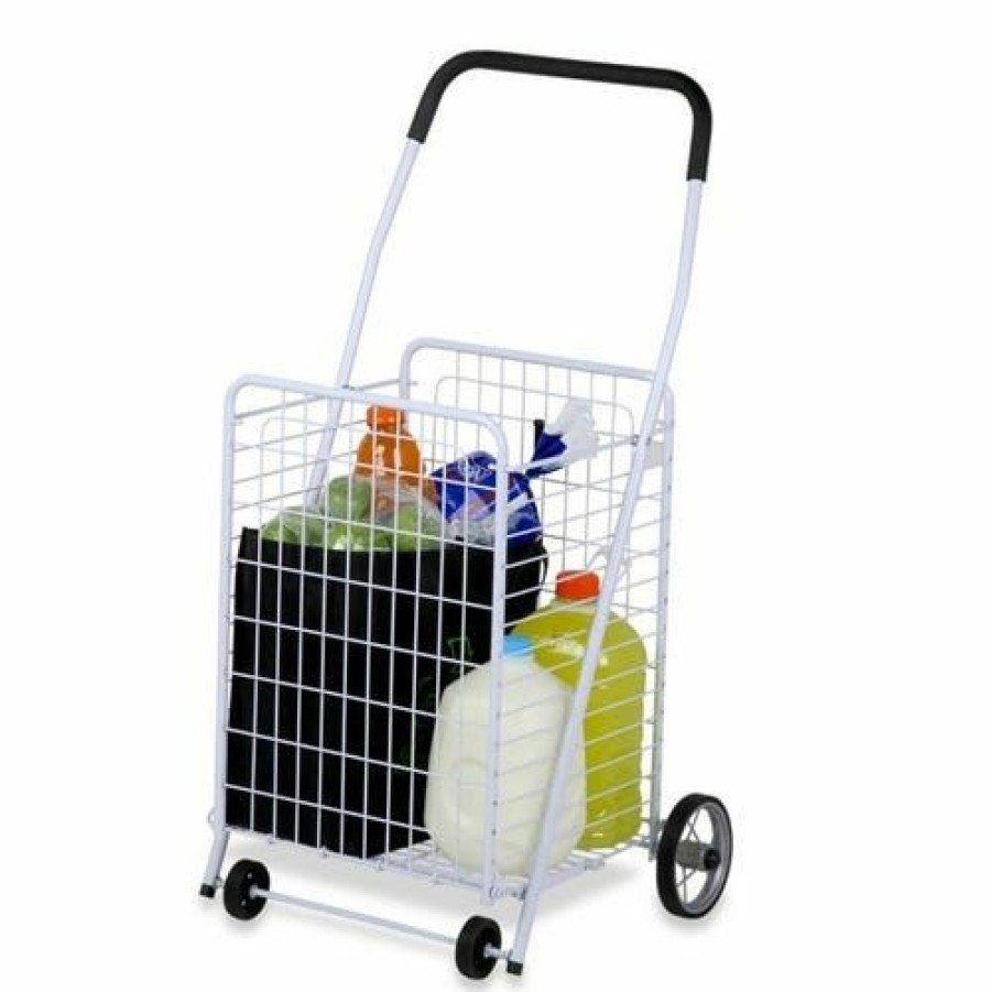 New Honey-Can-Do Honeycando White Jumbo Multi-Purpose Wheeled Utility Cart Crt01513 Laundry Baskets