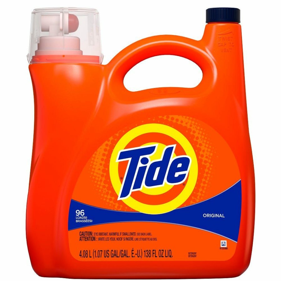 New Procter And Gamble Distributing Tide Liquid He Original 138Oz 96Ld Laundry Detergent