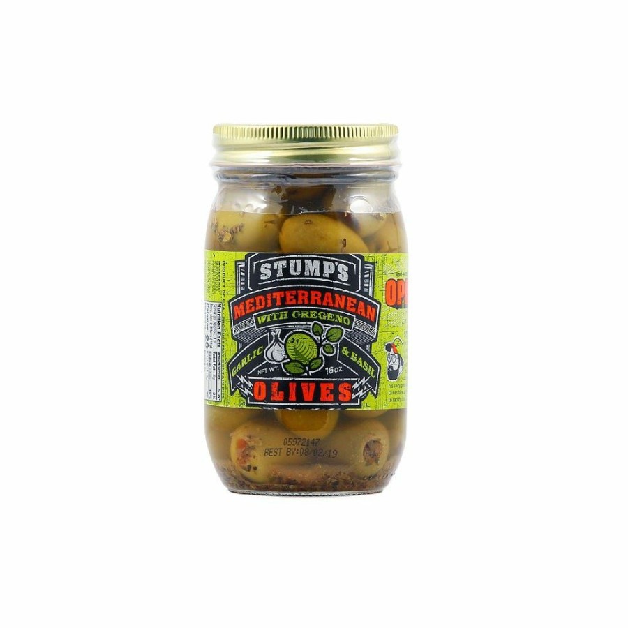 Clearance Stump'S Mediterranean Olives, 16 Oz. Canned Goods & Soups