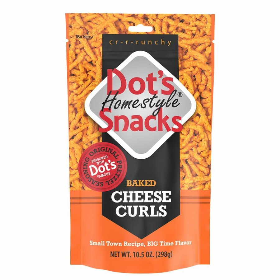 Best Dots Pretzels Dots Crunchy Cheese Curl Chips & Crackers