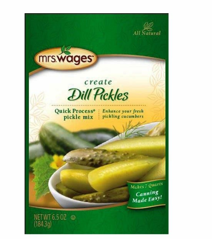 Clearance Mrs. Wages Dill Pickle Quick Process Mix, 6.5 Oz. Canning Ingredients