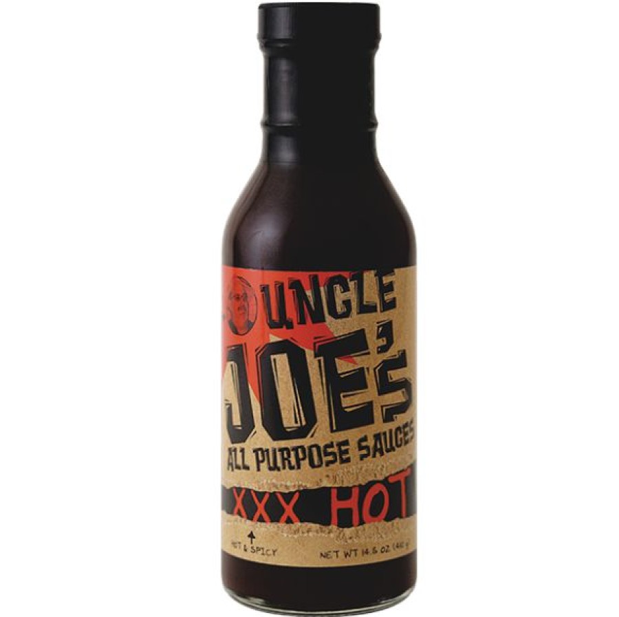 Online Uncle Joe'S Xxx Hot All-Purpose Sauce, 14.5Oz Condiments & Sauces