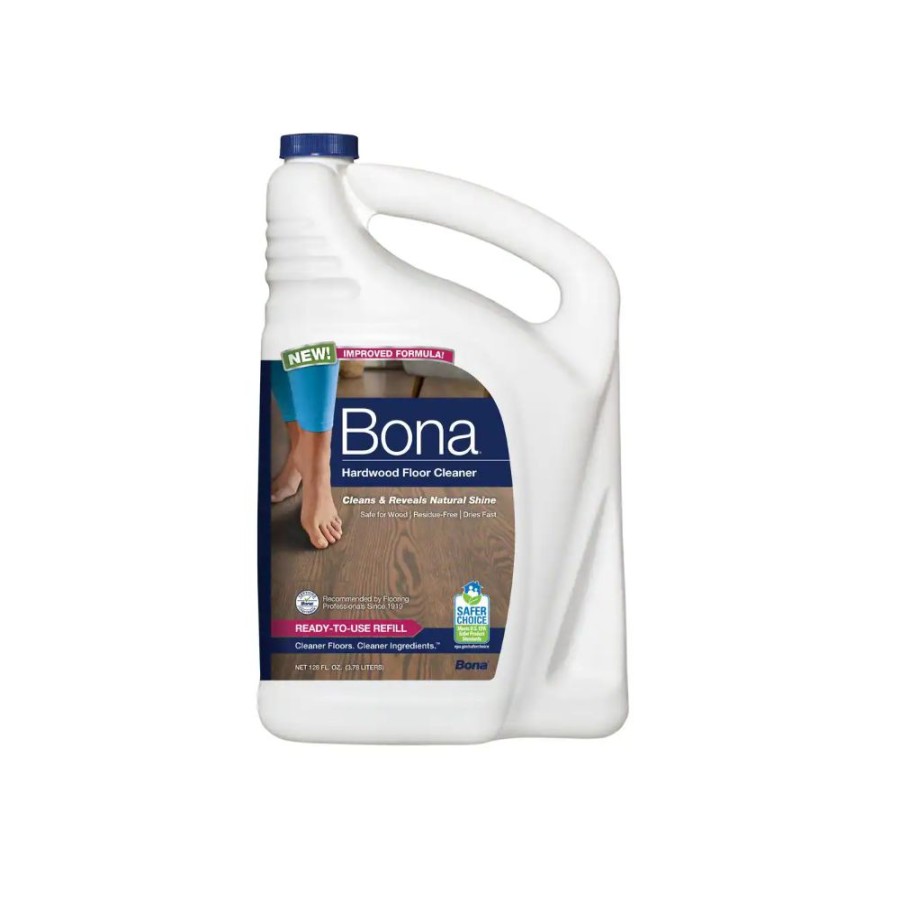 New Bona Hardwood Cleaner Refill, 128Oz Wm700018159 Carpet & Floor Cleaners