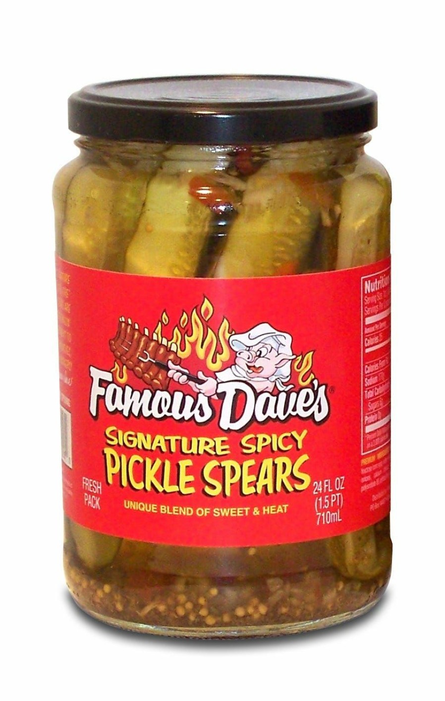 Online Famous Dave'S Signature Spicy Pickle Spears, 24 Oz. Jar Pickles & Relishes