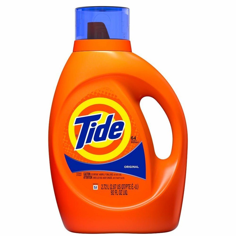 Hot Procter And Gamble Distributing Tide Liquid Original 92Oz 64Ld Laundry Detergent