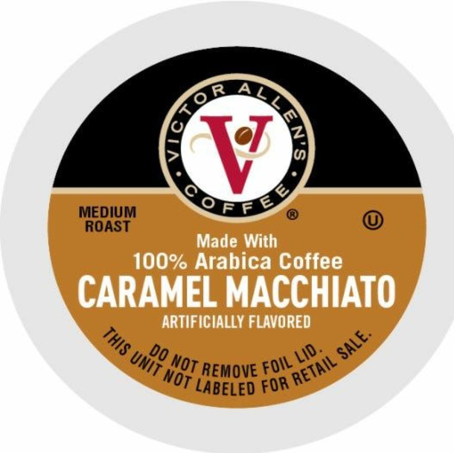 New Victor Allen'S Caramel Macchiato Single Serve Coffee, 42 Count