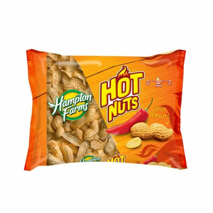 New Hampton Farms Hot Nuts In-Shell Spicy Peanuts, 20 Oz.