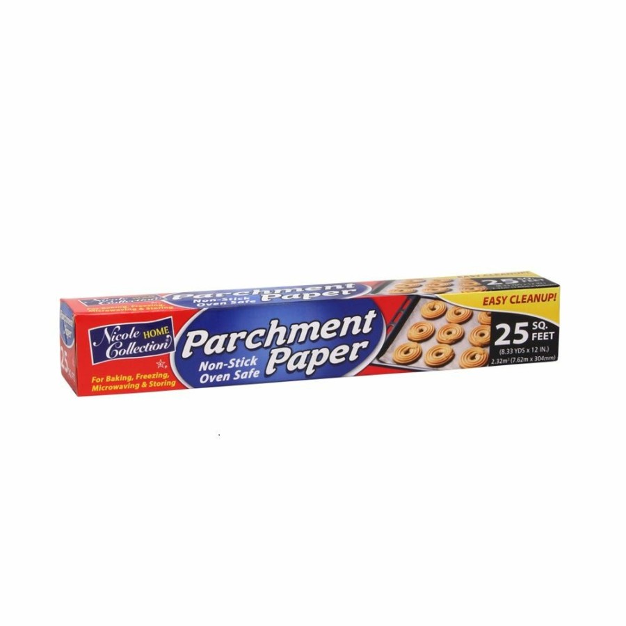 Online Nicole Home Collection Parchment Paper, 12 X 25 01041 Plastic Wrap & Foil