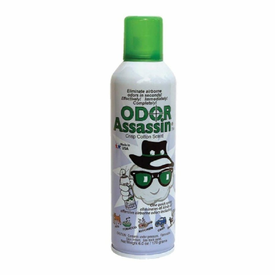 Best Odor Assassin Crisp Cotton Air Freshener/Odor Eliminator Spray 6 Ounces 125710 Air Fresheners