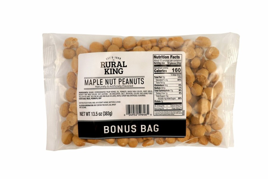 Best Rural King Maple Nut Peanuts Bonus Bag Candy & Gum