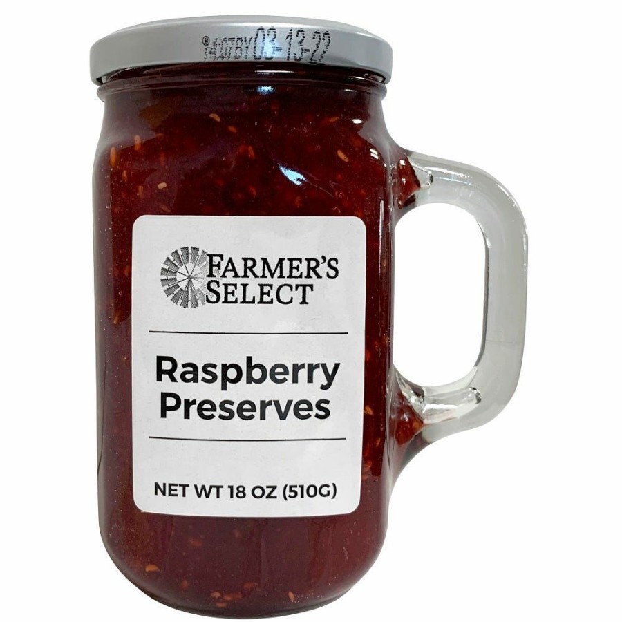 Online Farmer'S Select Red Raspberry Preserve, 18 Oz. Jams & Jellies