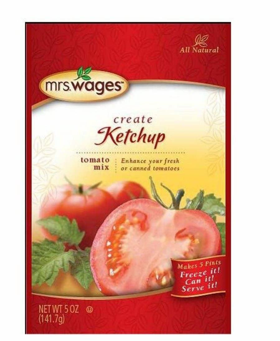 Wholesale Mrs. Wages Tomato Ketchup Seasoning Mix, 5 Oz. Canning Ingredients