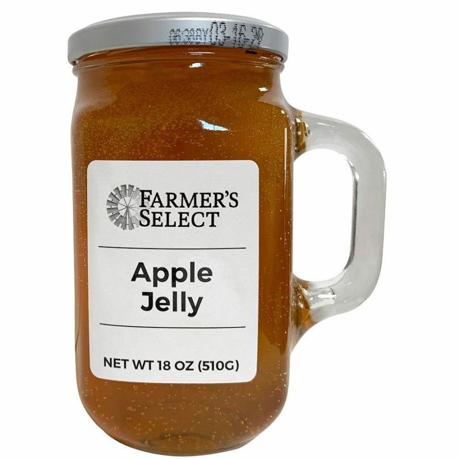 New Farmer'S Select Apple Jelly, 18 Oz. Jams & Jellies