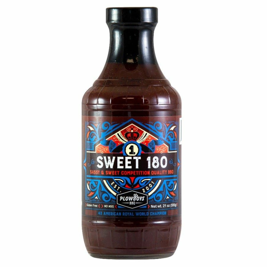 Clearance Plowboys Barbeque Sweet 180 Sauce, 21 Oz. Spices & Seasonings