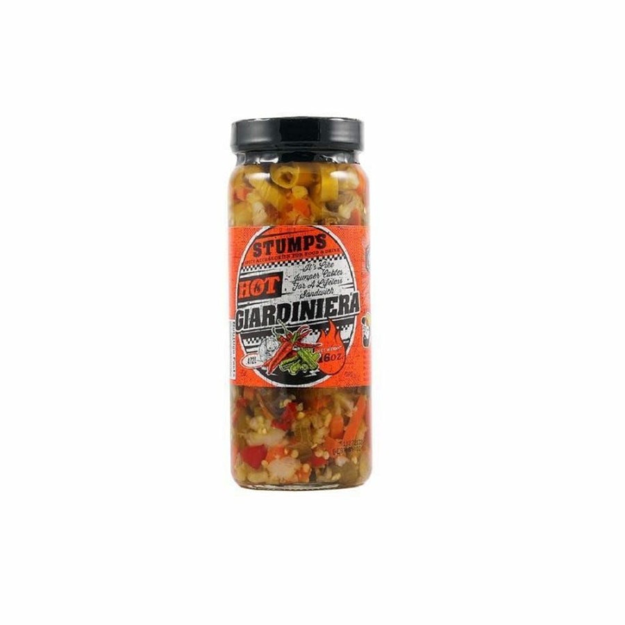 New Stump'S Hot Giardiniera, 16 Oz. Canned Goods & Soups