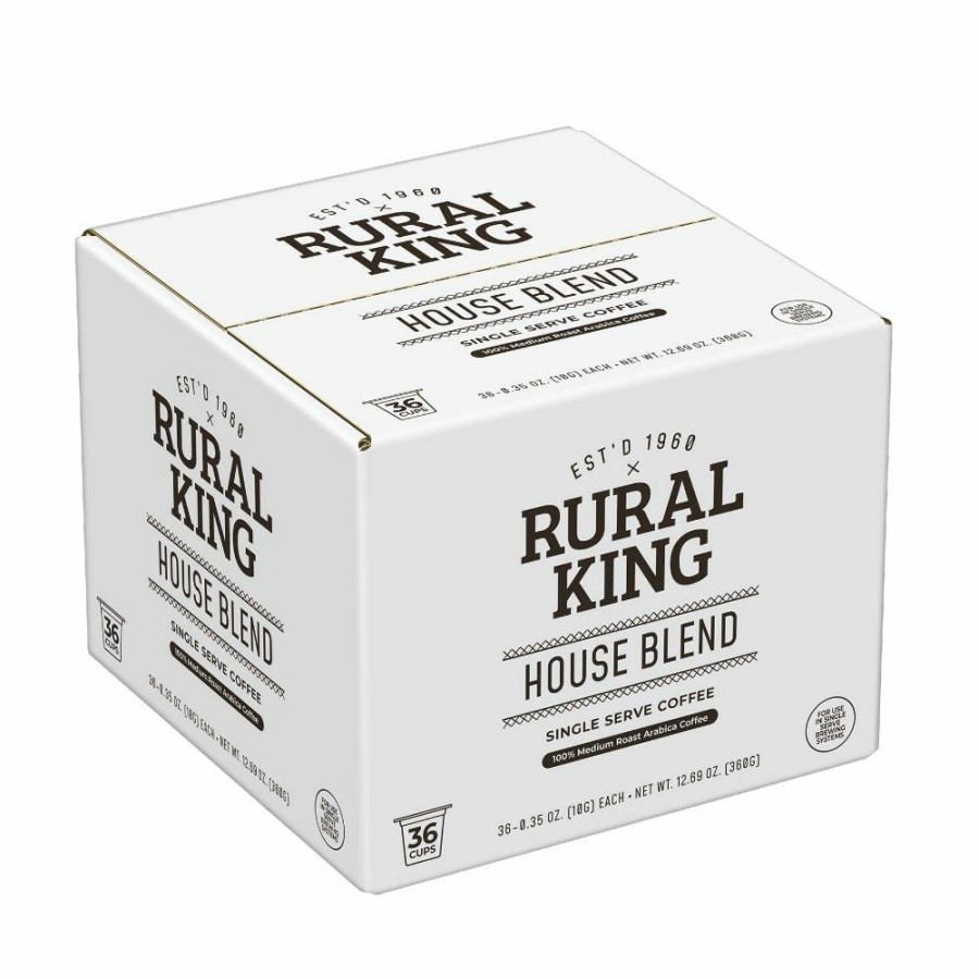 Best Rural King House Blend Coffee Pods, 36 Count Fg017825 Coffee Supplies