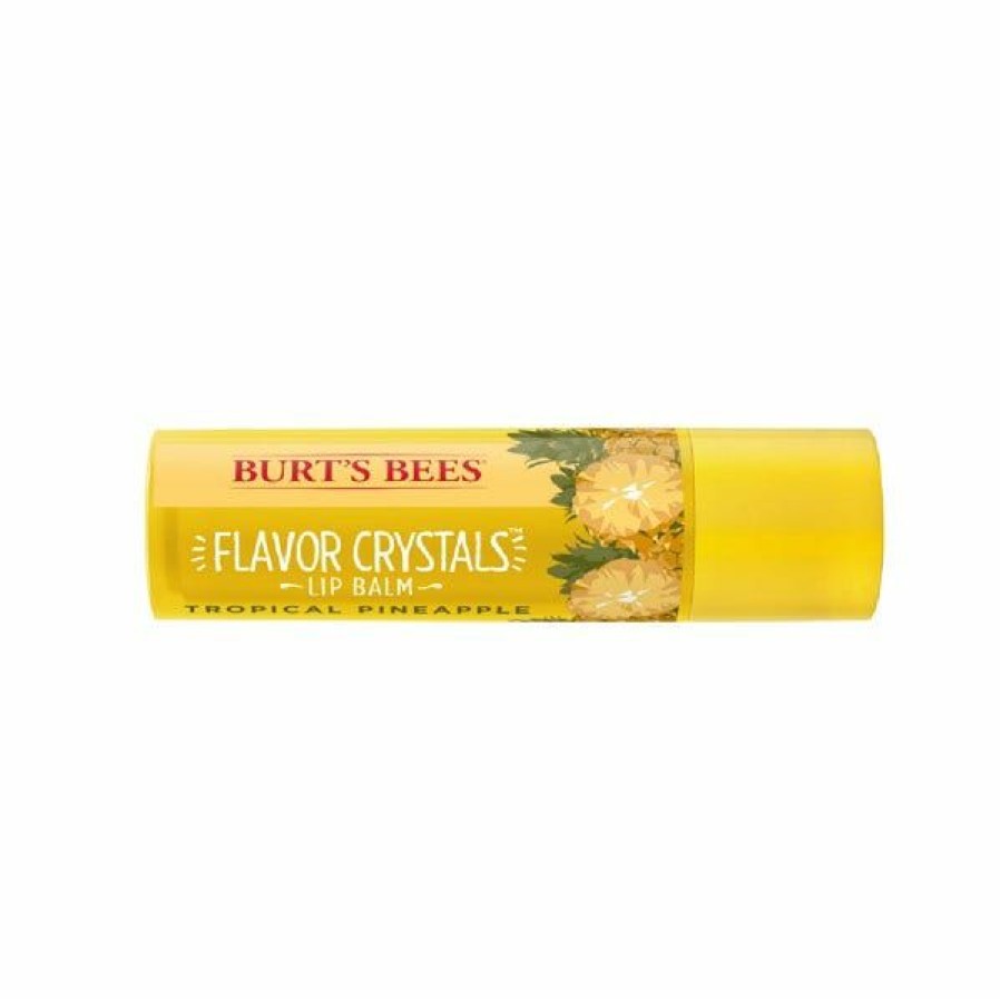 New Burt'S Bees Tropical Pineapple Flavor Crystals Lip Balm 27061731 Lip Care