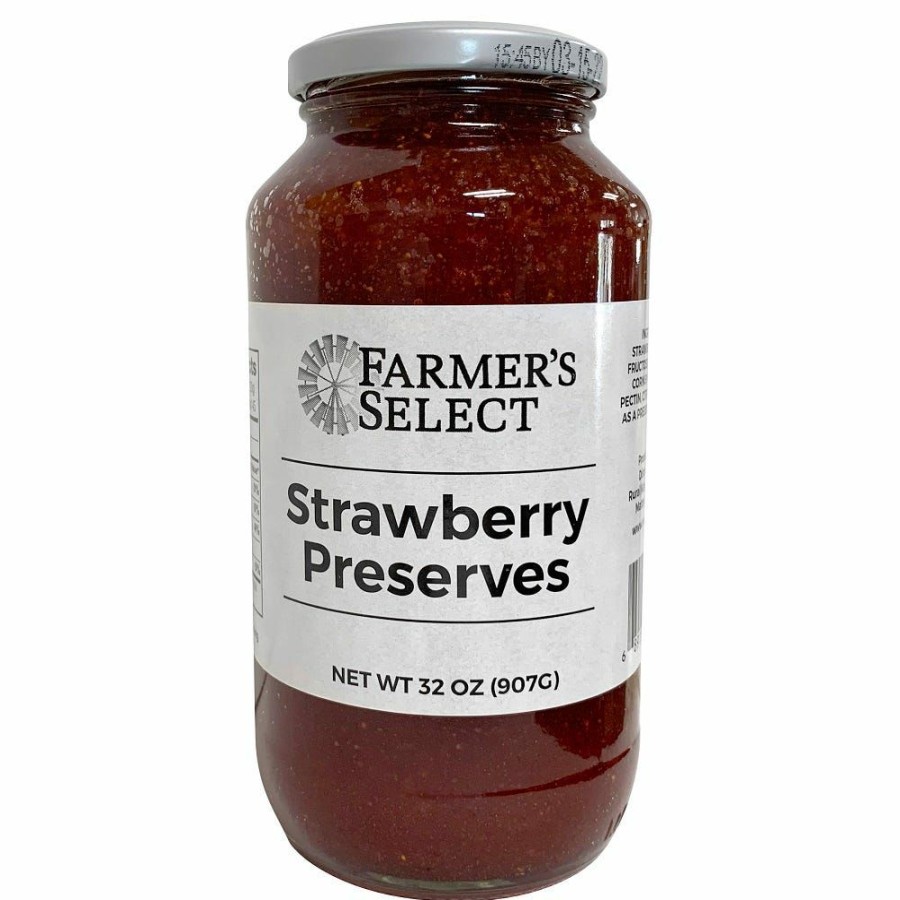 Clearance Farmer'S Select Strawberry Preserve, 32 Oz. Jams & Jellies