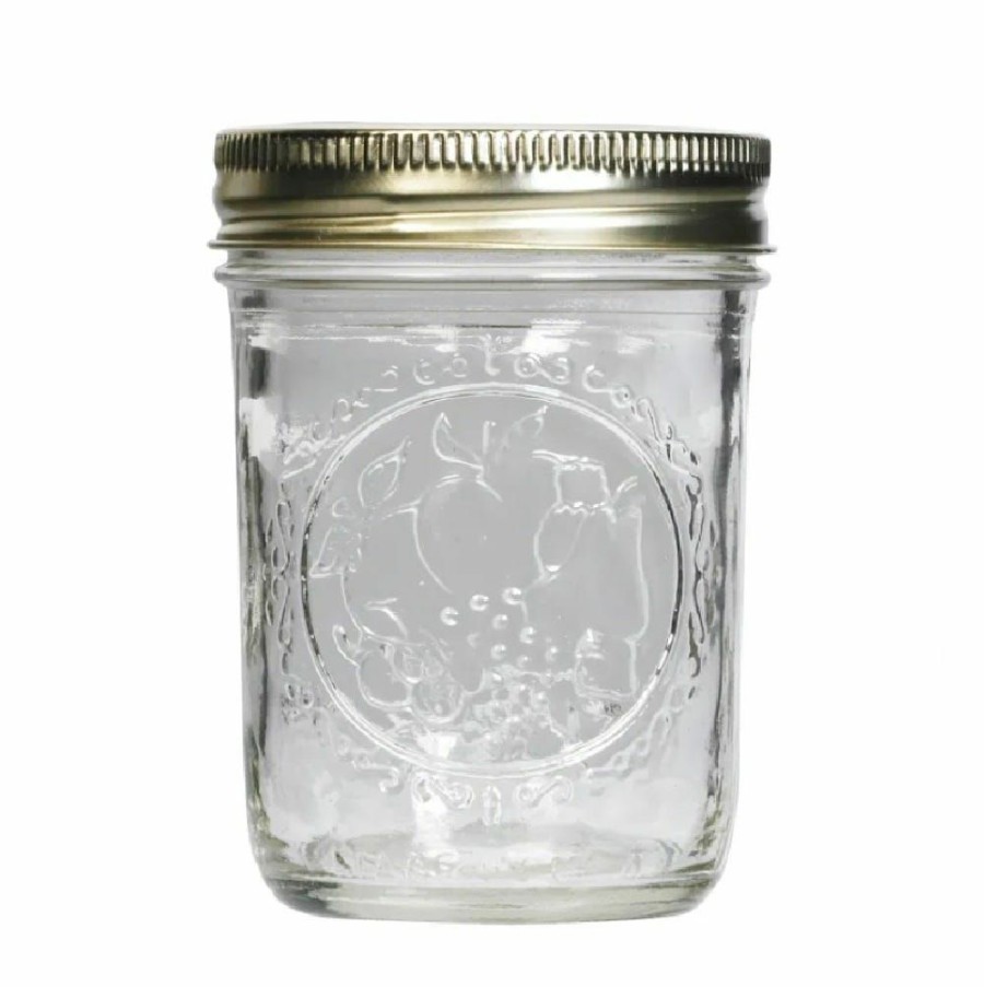 Clearance Ball 1/2 Pint Size Regular Mouth 8 Oz. Mason Canning Jars, 12 Pack 60000 Canning Jars, Bands & Lids