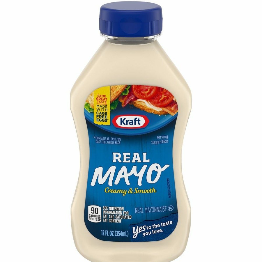 Online Kraft Real Mayo, 12 Oz. Condiments & Sauces