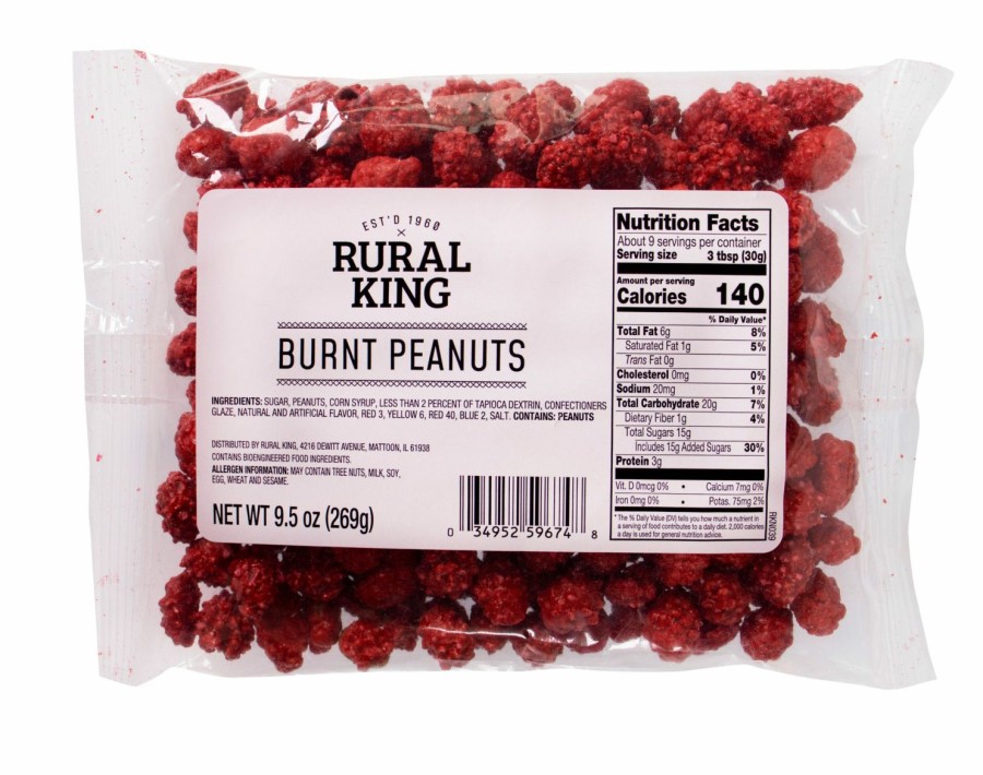 New Rural King Burnt Peanuts Candy & Gum