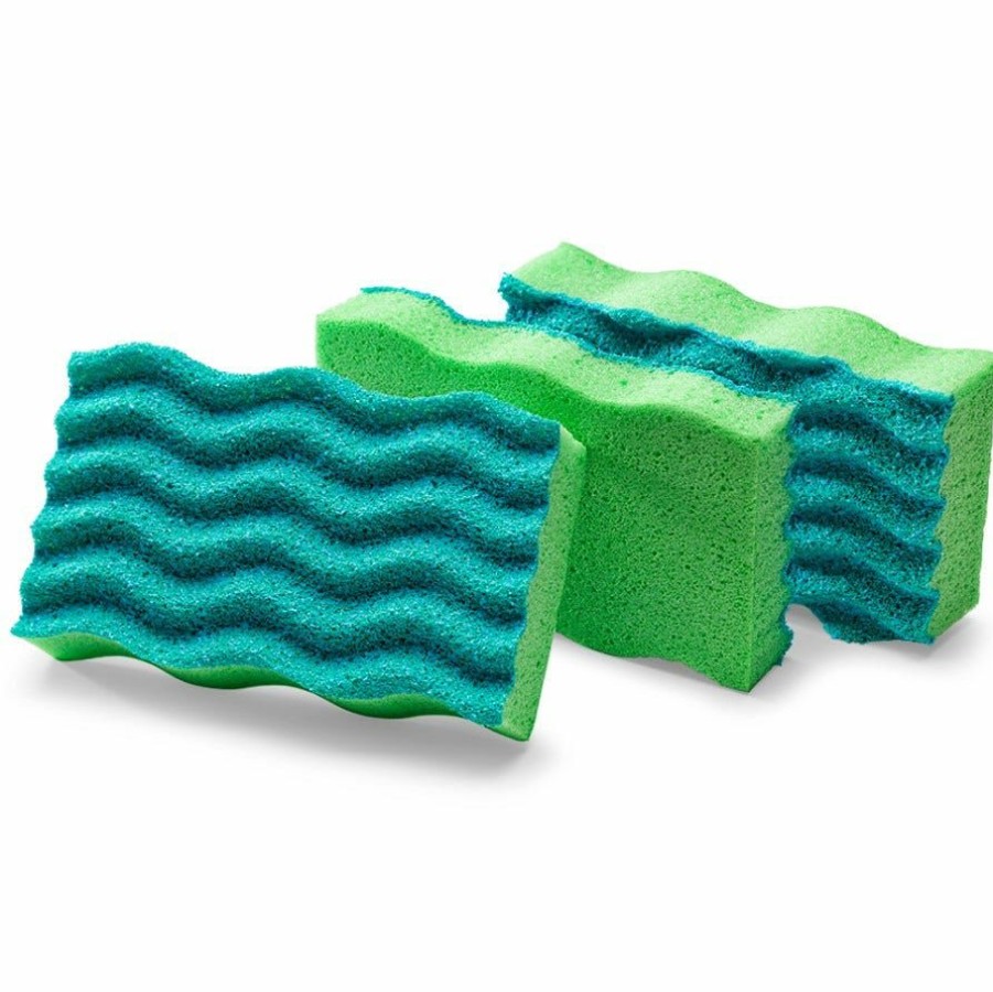 Wholesale Libman Antibacterial Scrub Sponges, 3 Pack Cleaning Tools