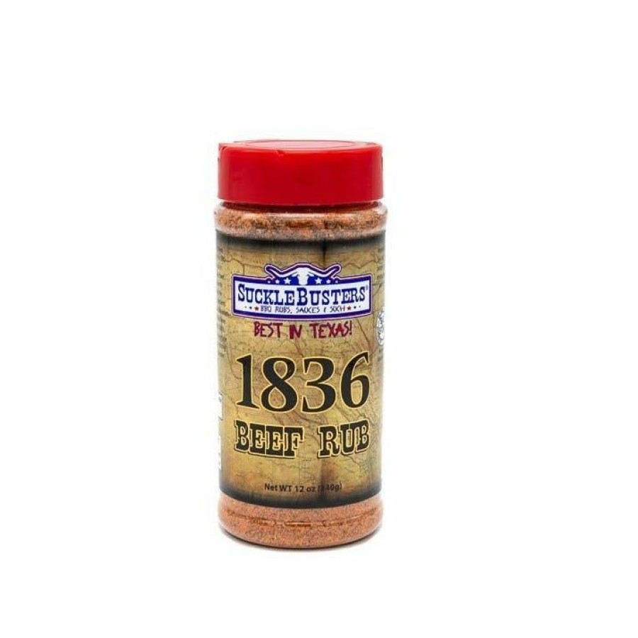 Clearance Suckle Busters 1836 Beef Bbq Rub, 12 Oz. Spices & Seasonings