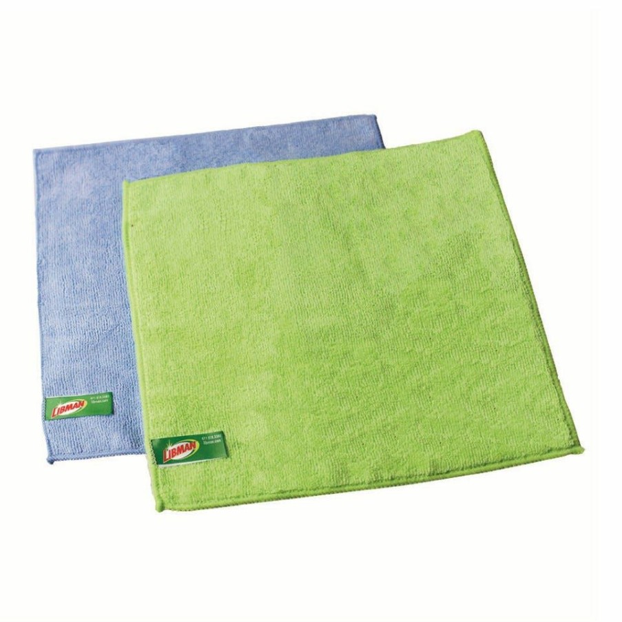 New Libman Everyday Microfiber Dusting Cloths, 2 Pack Cleaning & Janitorial Supplies