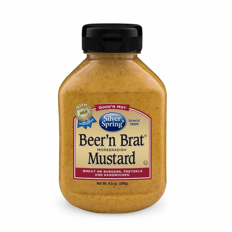 Online Silver Springs Beer'N Brat Mustard 9.5 Oz. Condiments & Sauces